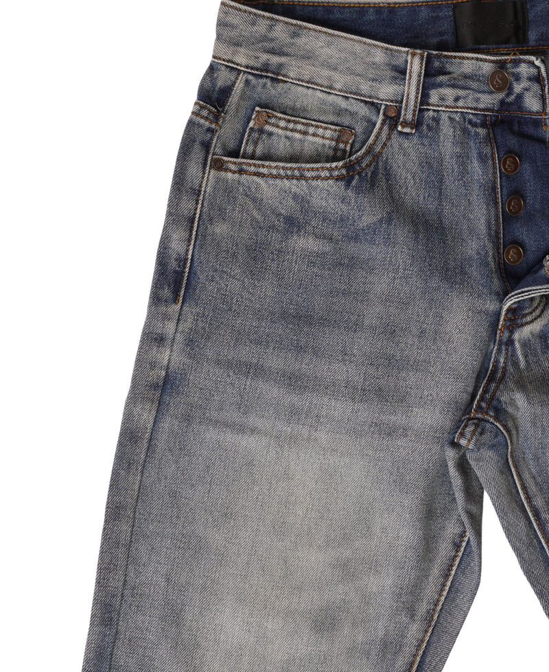 Creative Soul Straight Leg Jean - Medium Wash