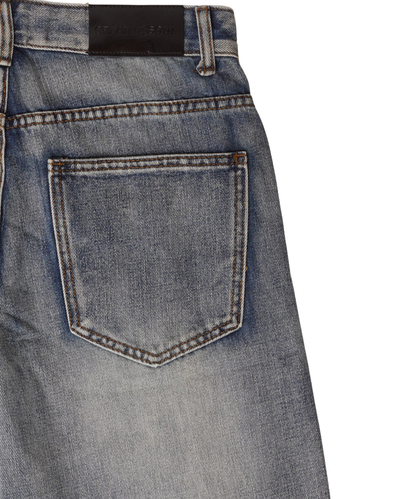 Creative Soul Straight Leg Jean - Medium Wash