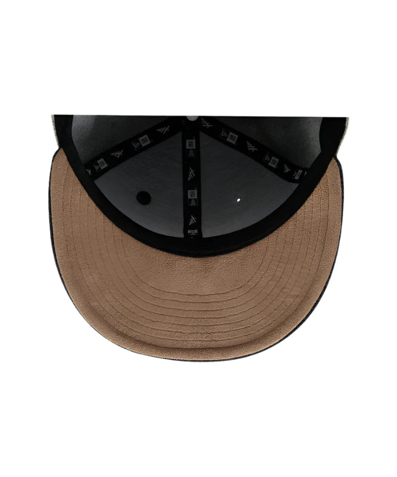 CRIMSON WOOL MELTON TWO TONE CROWN 59FIFTY FITTED HAT