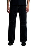 CROSS DENIM PANT BLACK