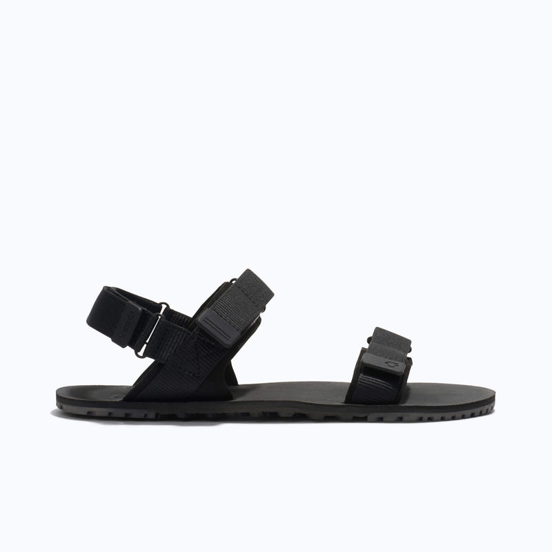 Xero Shoes D-Trail Men Sandal at Black with Toe Facing Right