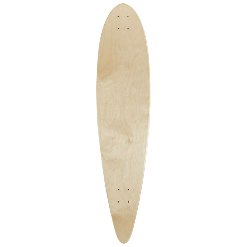 Daddies Race Car Foil Pintail Longboard Complete - Silver Foil/Red