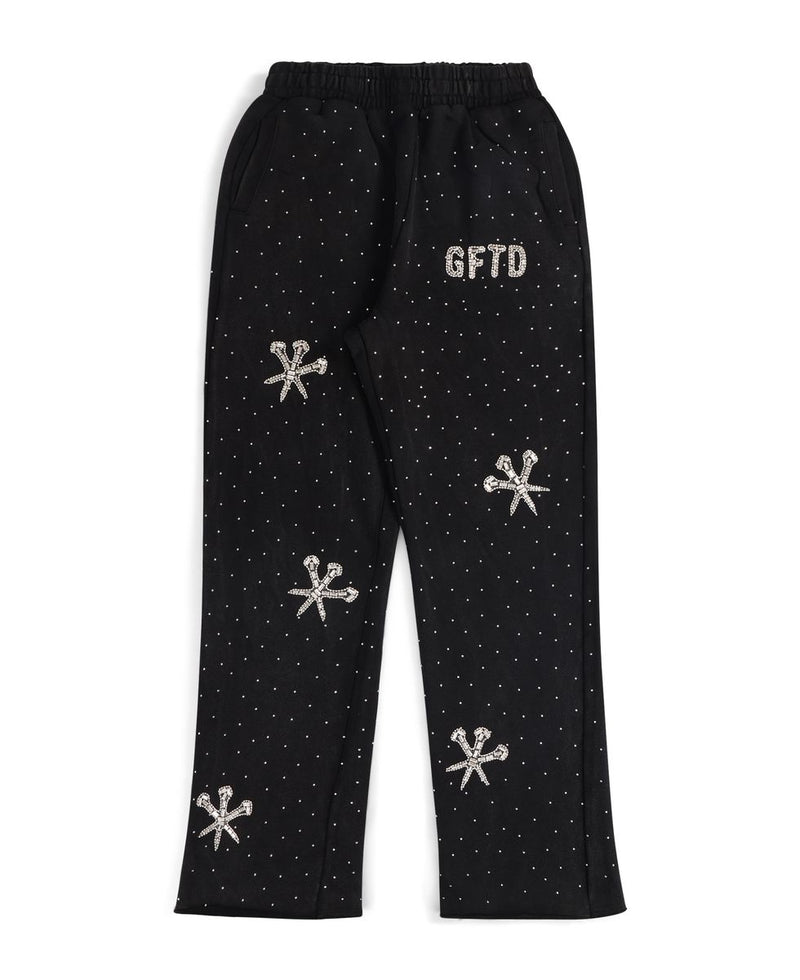 Front View of the Dagger Blk Pants by GFTD LA