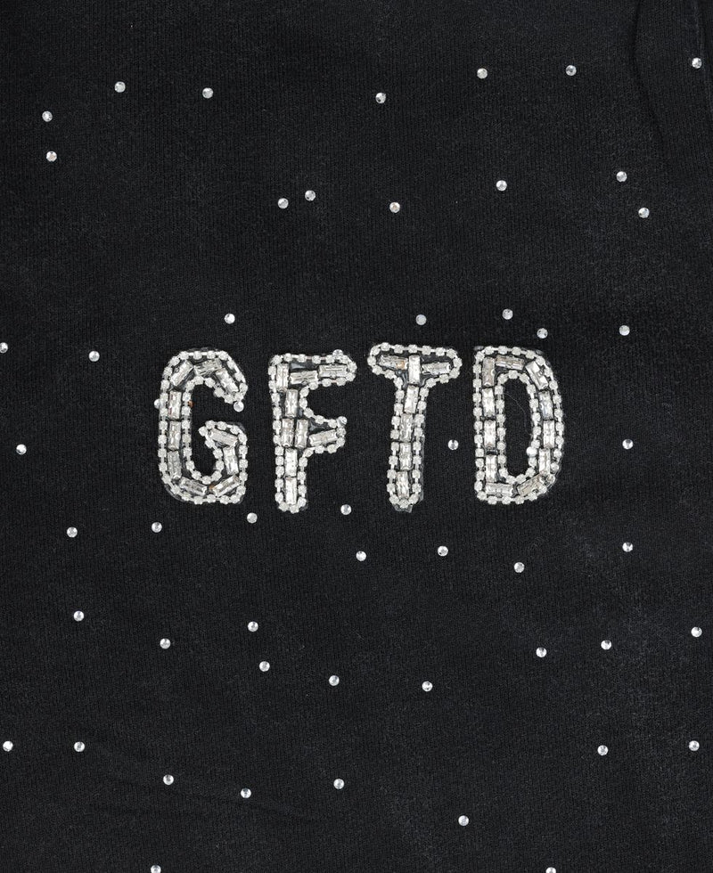 Close Up View of the Dagger Blk Pants by GFTD LA