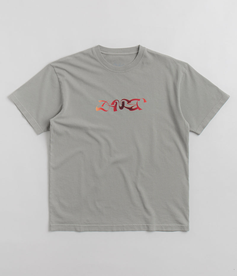 Dancer Analog Triple Logo T-Shirt in Oyster Grey