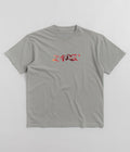 Dancer Analog Triple Logo T-Shirt in Oyster Grey