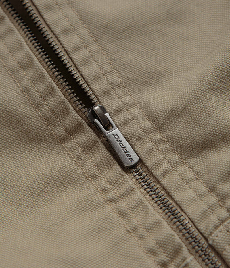 Dickies Duck Canvas Hooded Unlined Jacket in Desert Sand