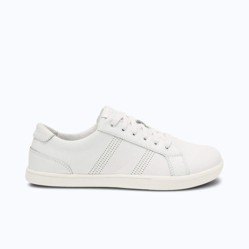 Xero Shoes Dillon Leather Women Shoe in White with Toe Facing Right