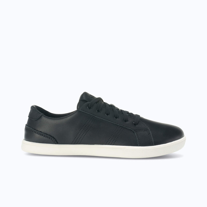 Xero Shoes Dillon Leather Women Shoe in Black with Toe Facing Right