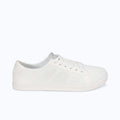 Xero Shoes Dillon Women Sneaker at White with Toe Facing Right