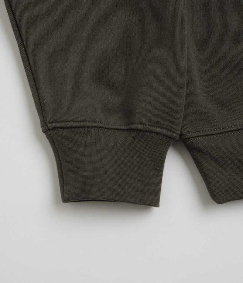 Dime Cursive Zip Hoodie in Vintage Black