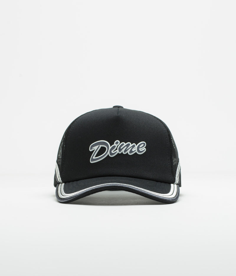 Dime Race Trucker Cap in Black