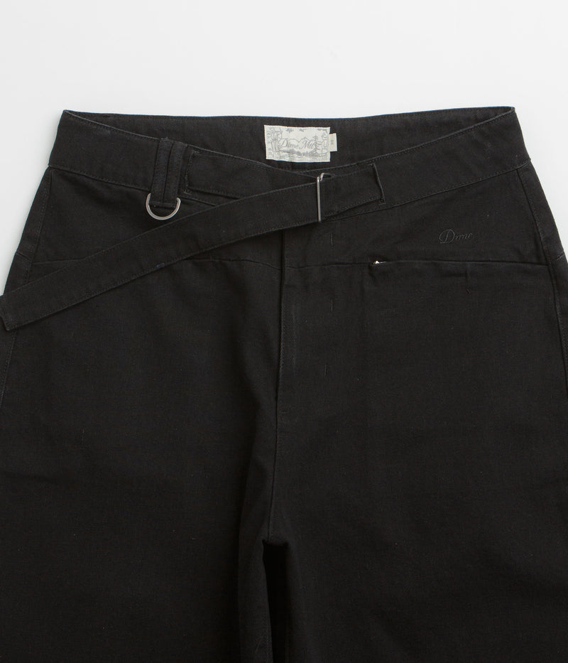 Dime Tech Denim Shorts in Black