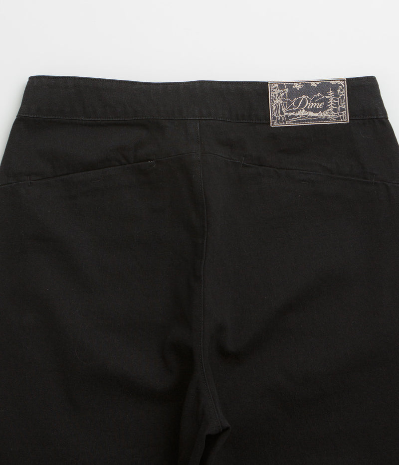 Dime Tech Denim Shorts in Black