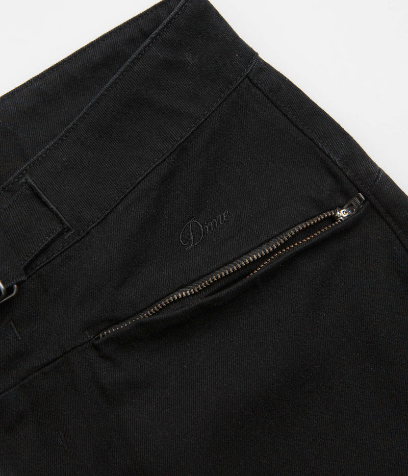 Dime Tech Denim Shorts in Black
