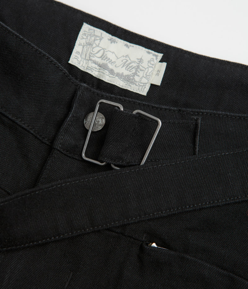 Dime Tech Denim Shorts in Black
