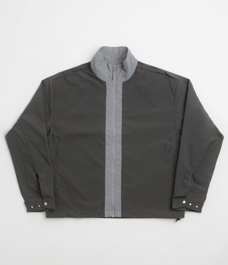 Dime Two Tone Windbreaker Jacket in Charcoal