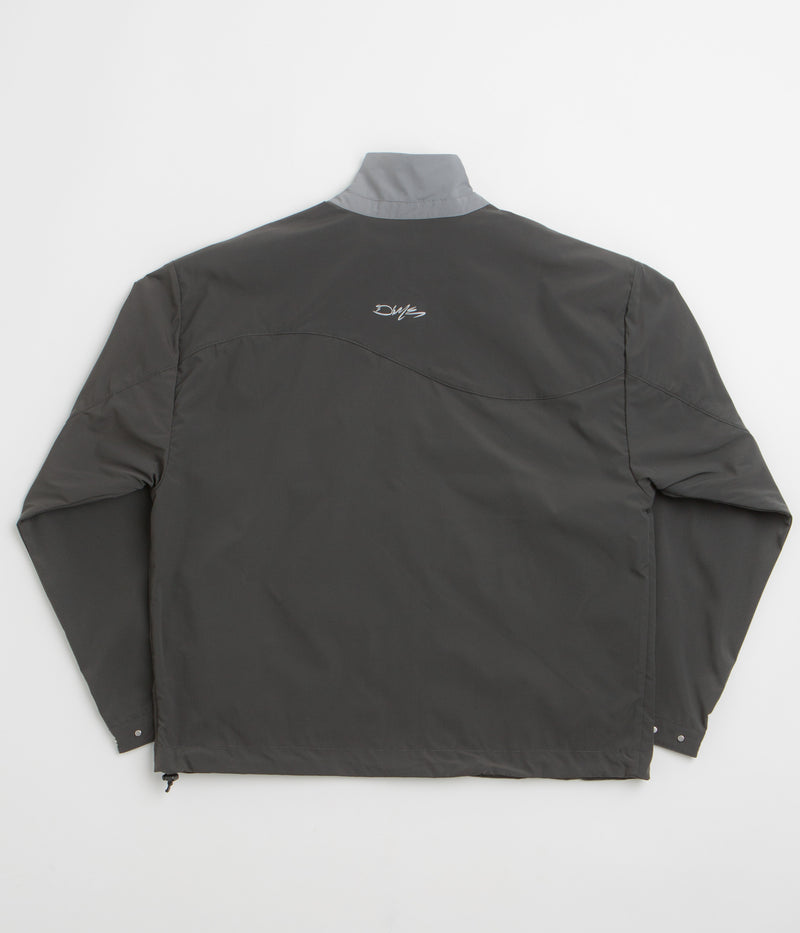 Dime Two Tone Windbreaker Jacket in Charcoal