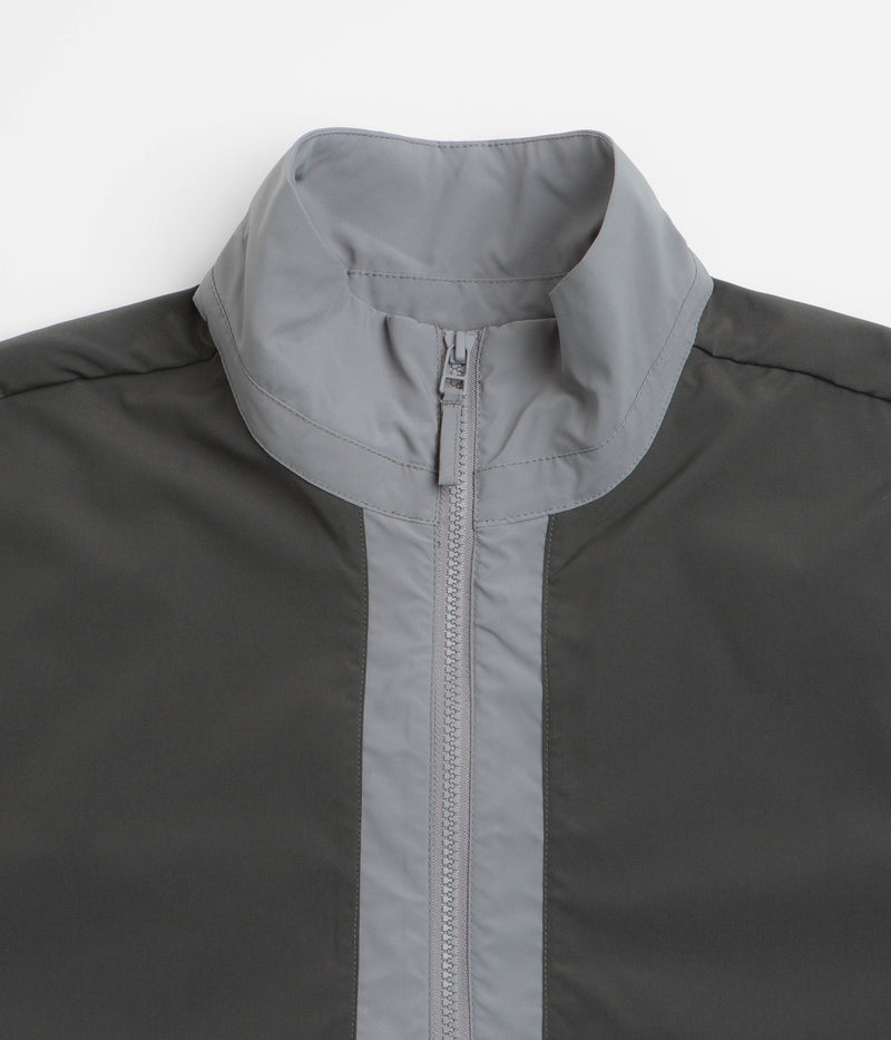 Dime Two Tone Windbreaker Jacket in Charcoal