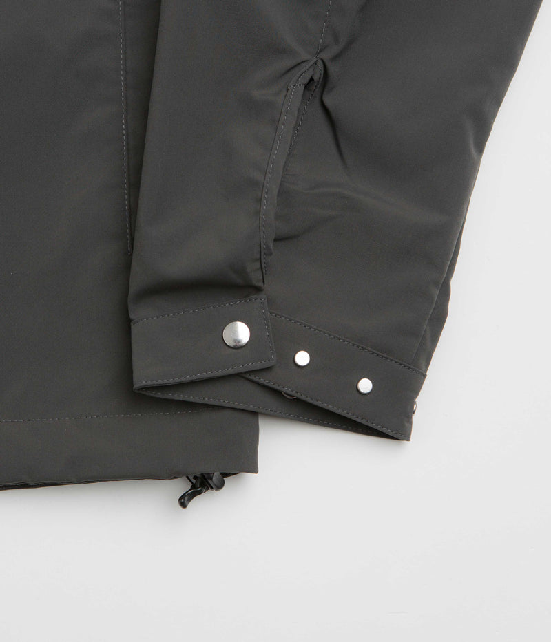 Dime Two Tone Windbreaker Jacket in Charcoal