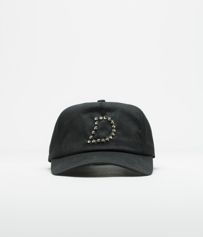 Dime Waxed Worker Cap in Black