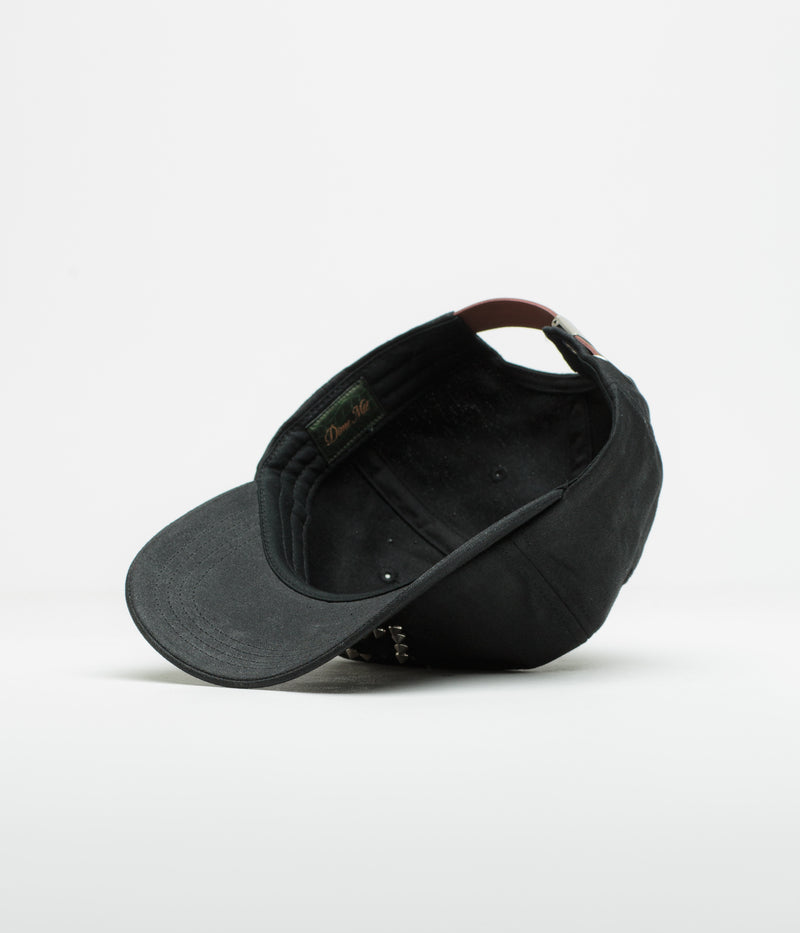 Dime Waxed Worker Cap in Black