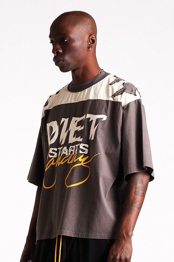 DSM Yoke Tee - Vintage Black