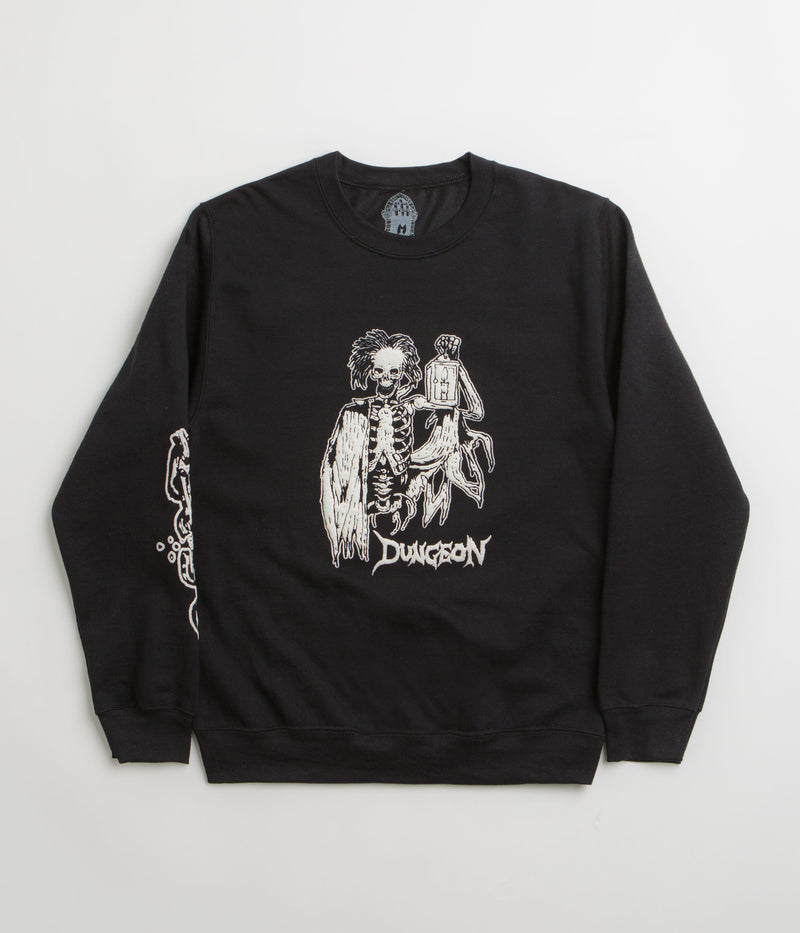Dungeon Lights Out Crewneck Sweatshirt in Black