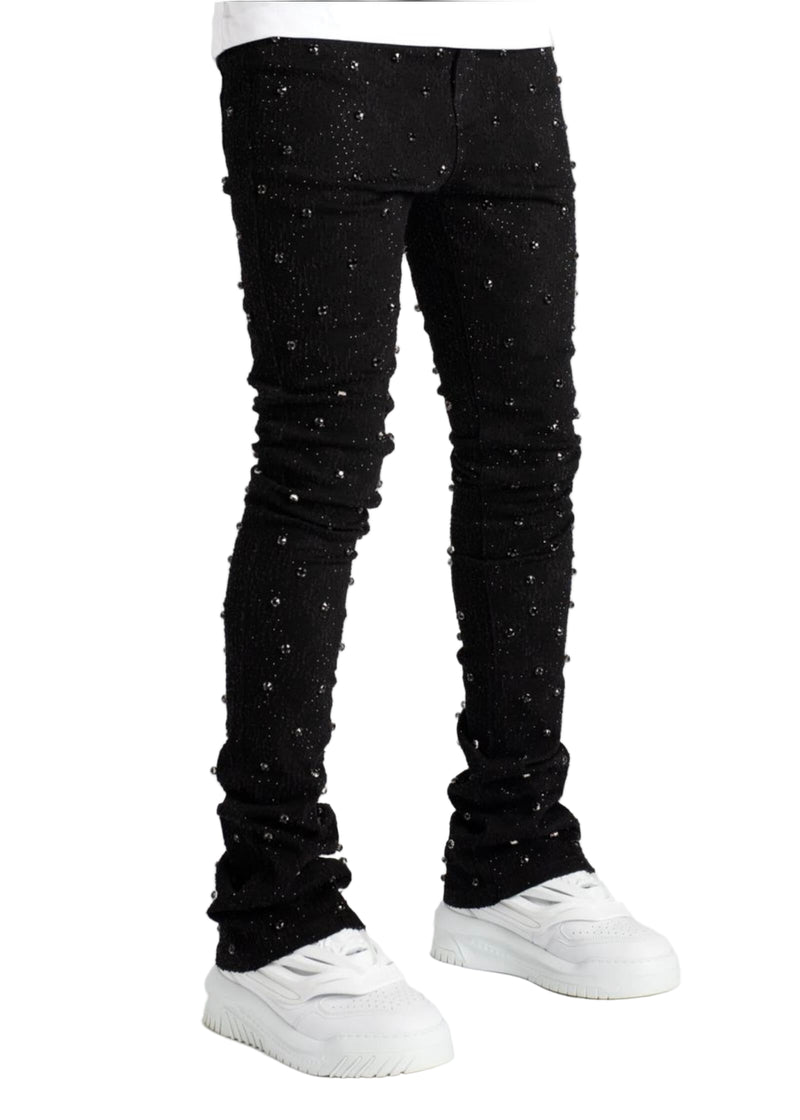 Embellished Stack Denim