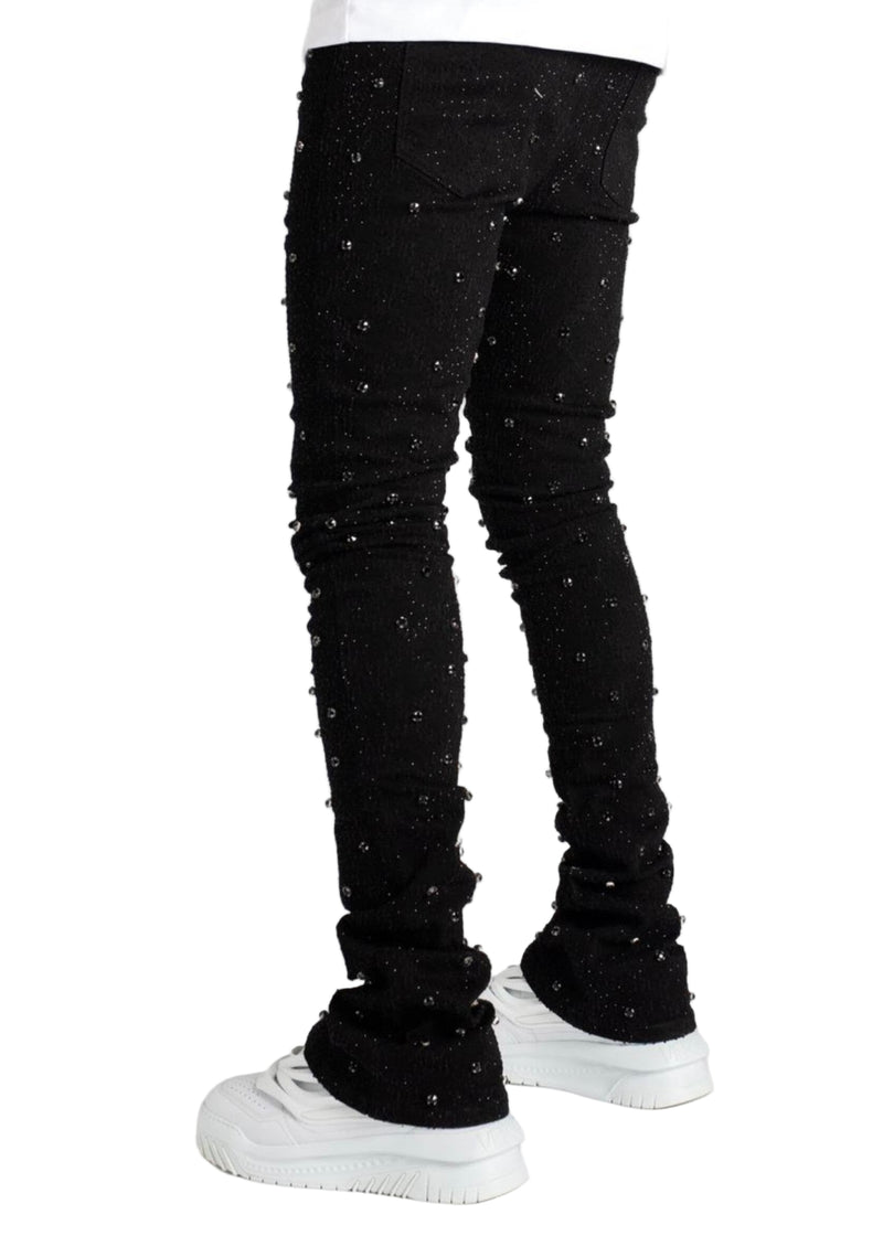 Embellished Stack Denim