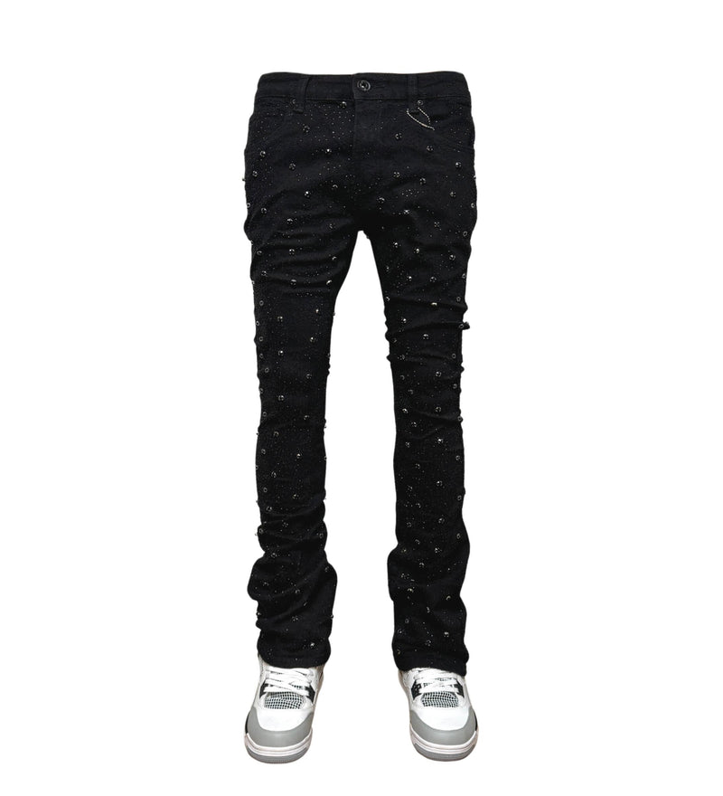 Embellished Stack Denim