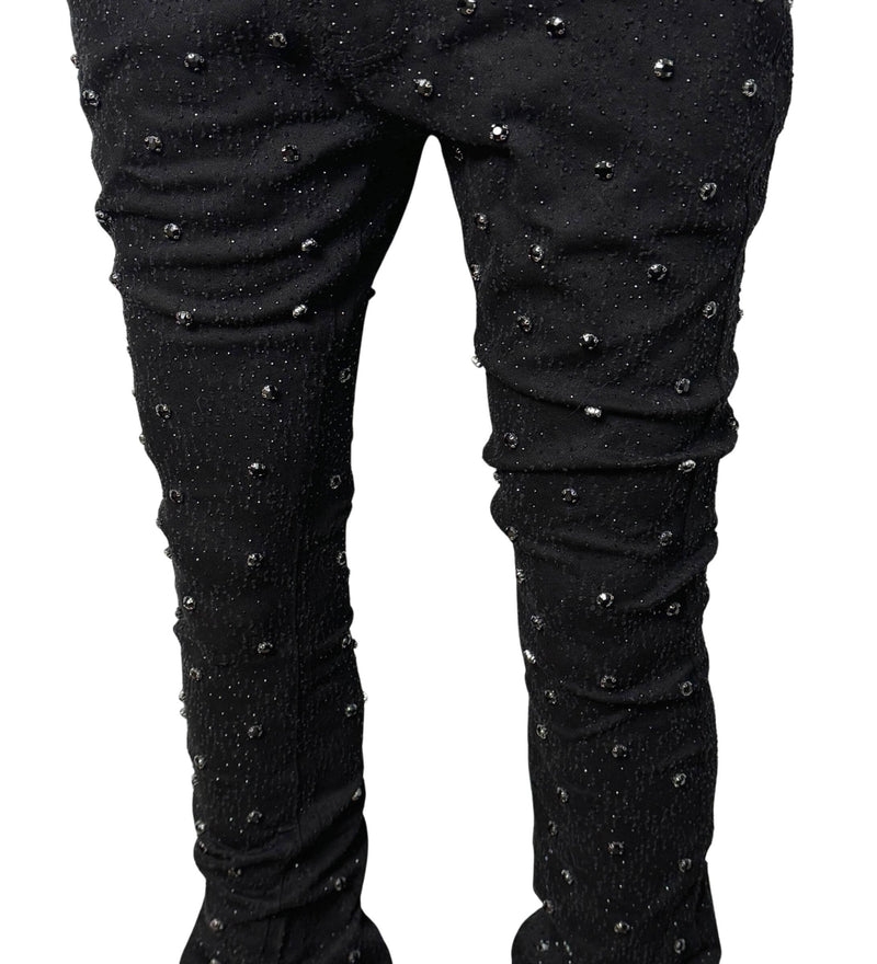 Embellished Stack Denim