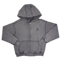 Essential Washed Zip-Up Hoodie
