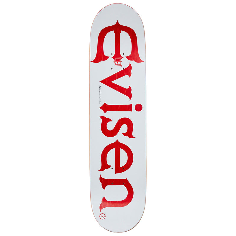 Evisen Evi-Logo Skateboard Deck - Red - 8.50"