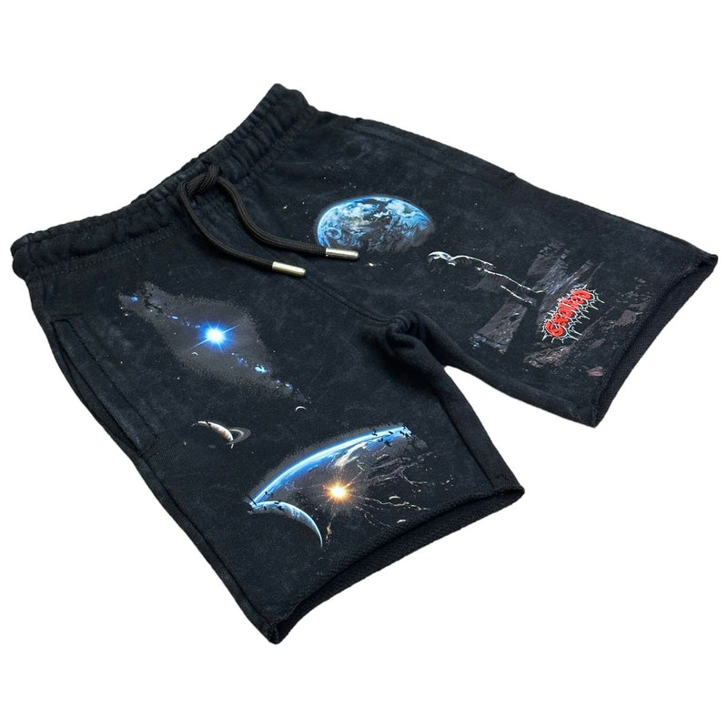 EXALTED Cropped Kids Fleece Shorts
