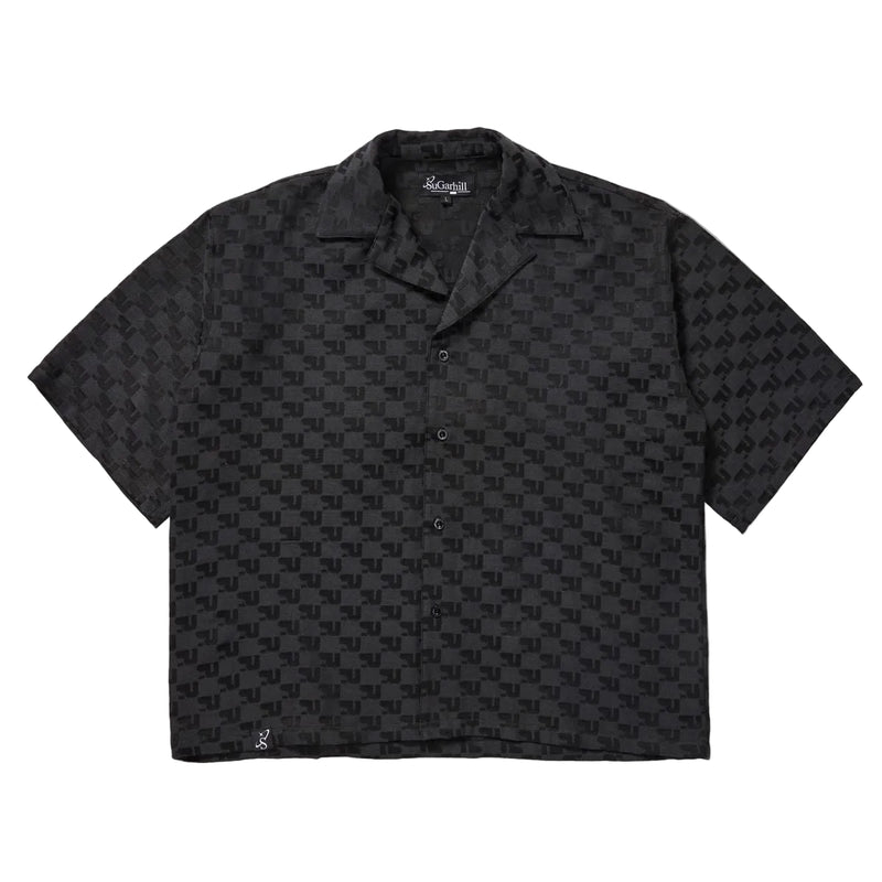 "FADER" LOUNGE SHIRT (BLACK)