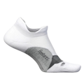 Feetures Elite Light Cushion No Show Tab Socks - White