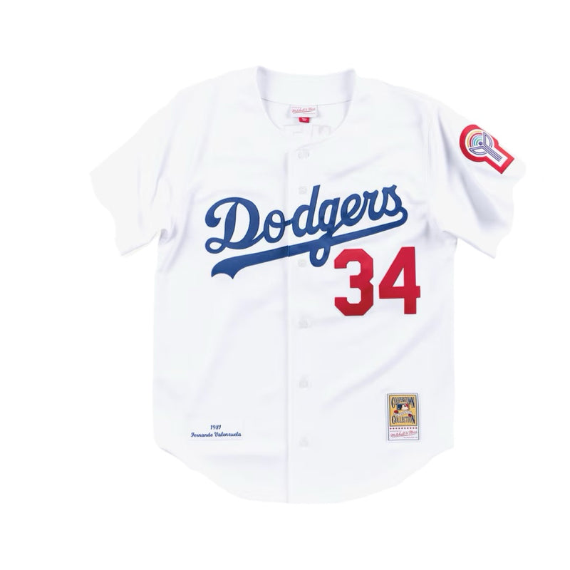 Fernando Valenzuela Los Angeles Dodgers 1981 White Authentic Jersey
