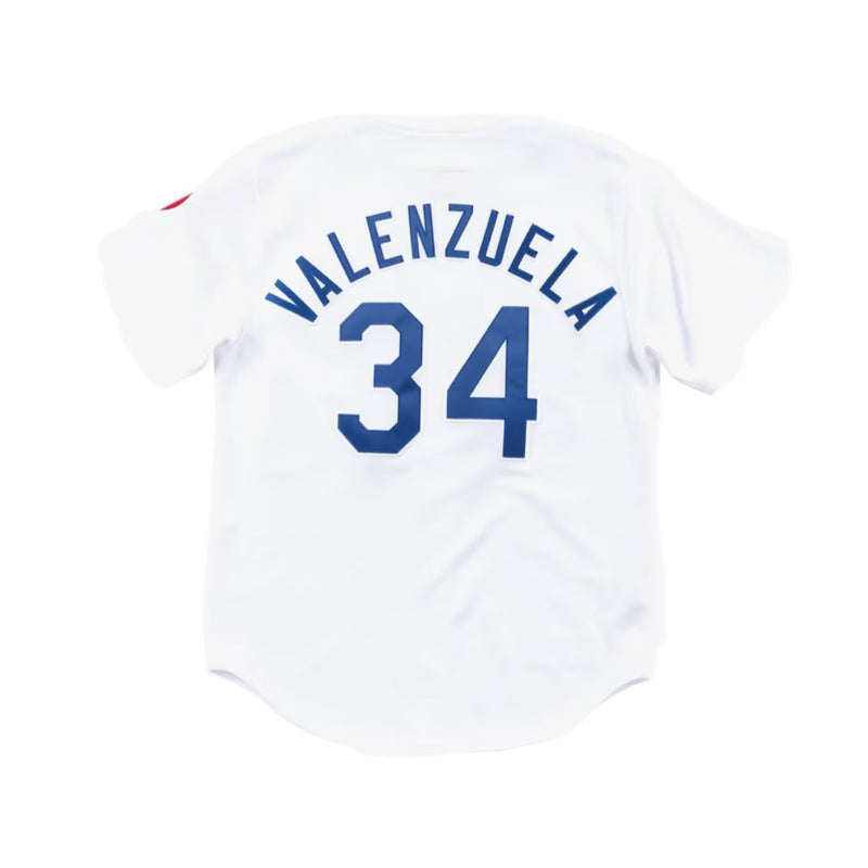 Fernando Valenzuela Los Angeles Dodgers 1981 White Authentic Jersey