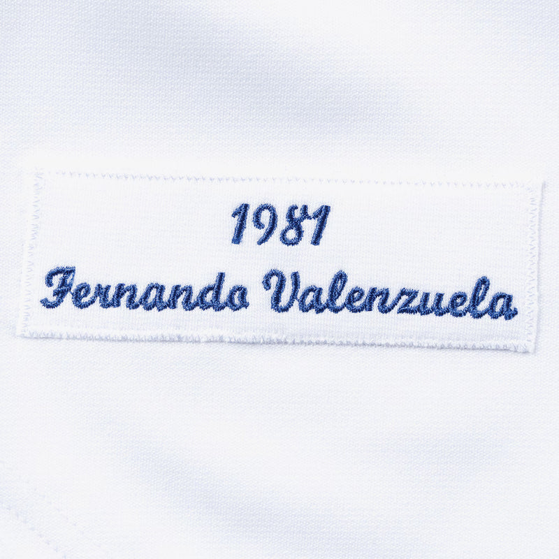 Fernando Valenzuela Los Angeles Dodgers 1981 White Authentic Jersey