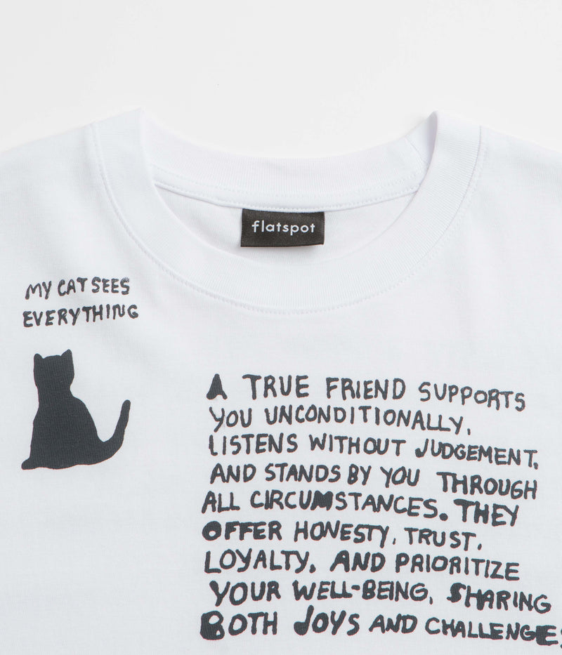flatspot FS Is My Happy Place T-Shirt in White