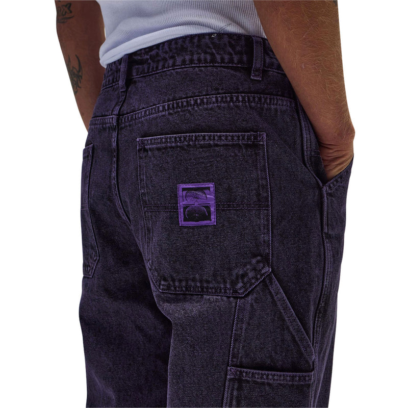 Former Distend Denim Jeans - Washed Purple