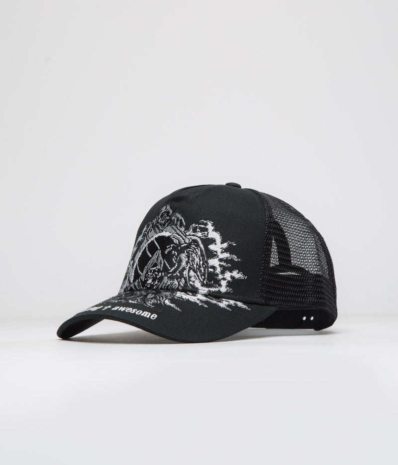 Fucking Awesome Demon Trucker Cap in Black