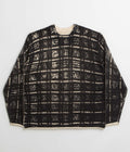 Fucking Awesome Printed Plaid Sweatshirt in Black Plaid