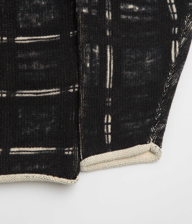Fucking Awesome Printed Plaid Sweatshirt in Black Plaid