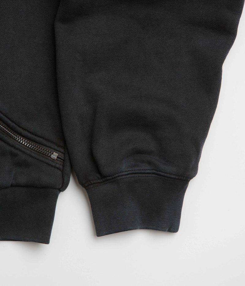 Fucking Awesome Zippers Hoodie in Washed Black