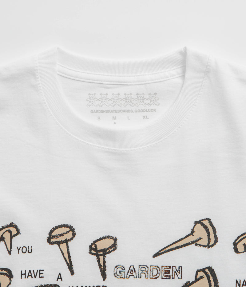 Garden Nails T-Shirt in White