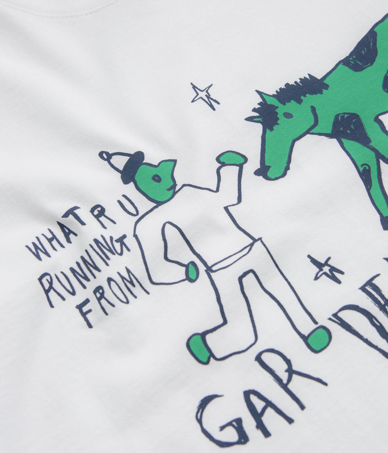 Garden Run For Ur Life T-Shirt in White