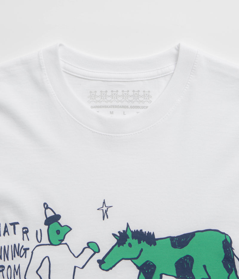 Garden Run For Ur Life T-Shirt in White