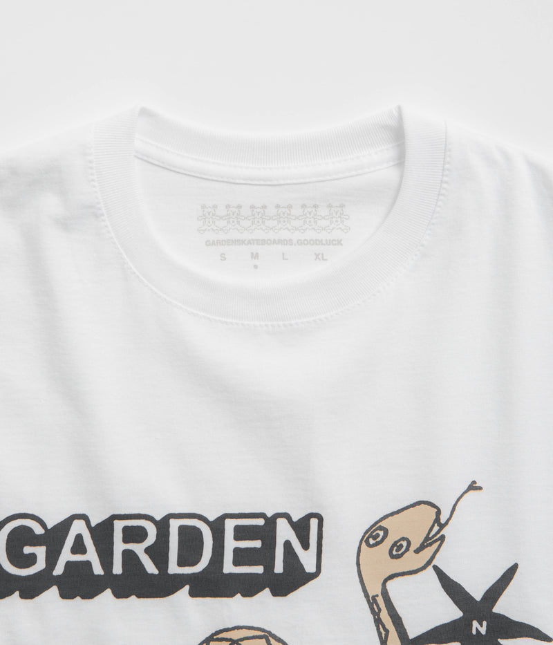 Garden SN4KES T-Shirt in White